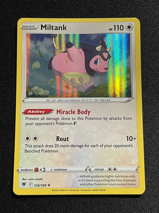 Carta Pokémon Miltank 126/189 Astral Radiance