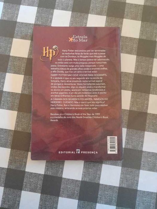Livro Harry Potter e a Câmara dos Segredos