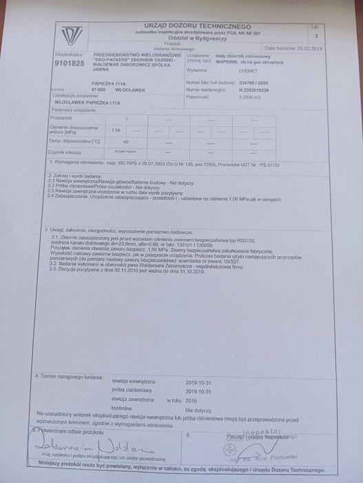 Zbiornik LPG Zewnętrzny 9.200 L ..