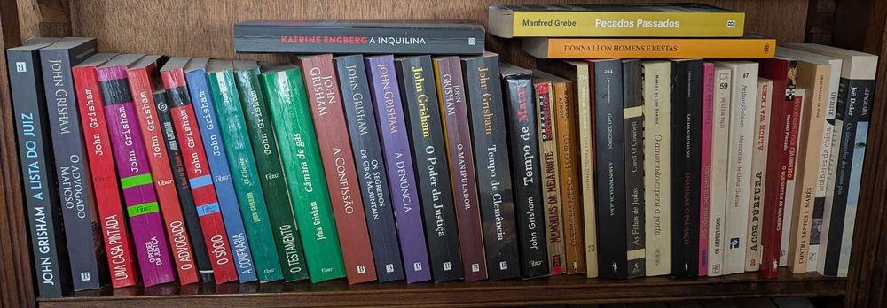 Coleção de Romances / Thrillers / Ficção — +150 livros, muito bom estado