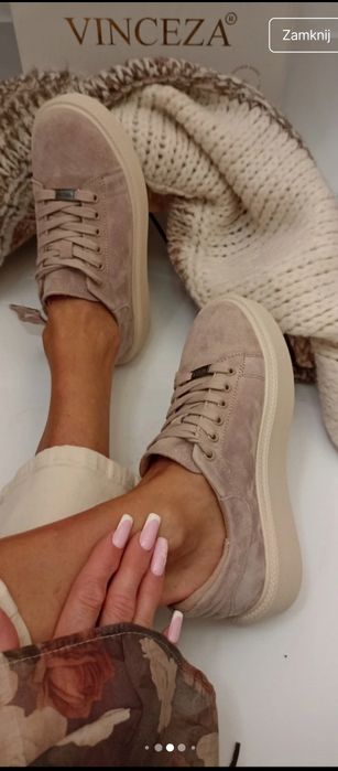 Hit. Skórzane sneakersy jakości Premium