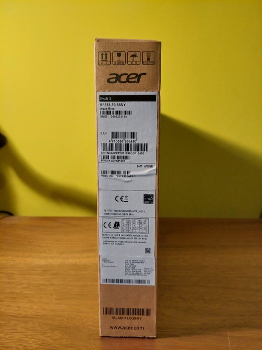 Acer Swift 3 14,1" i5-1135G7/16GB/512/W10 Niebieski