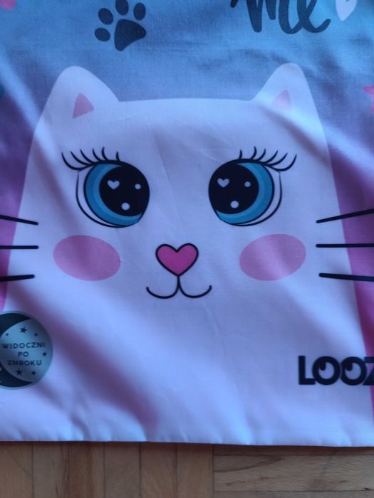 Worek na buty z kotkiem