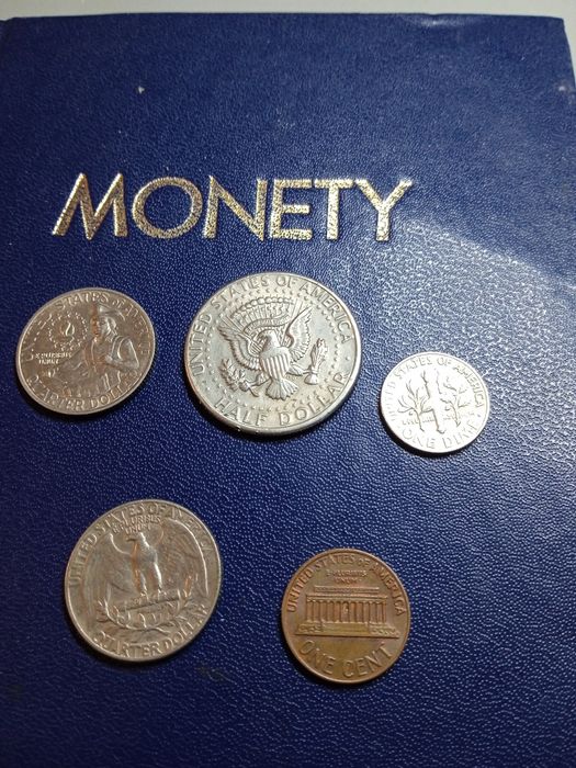 Amerykańskie monety rok1966   do1976