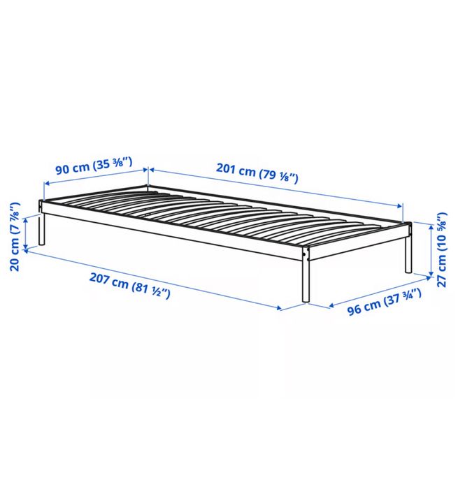 Cama solteiro IKEA
