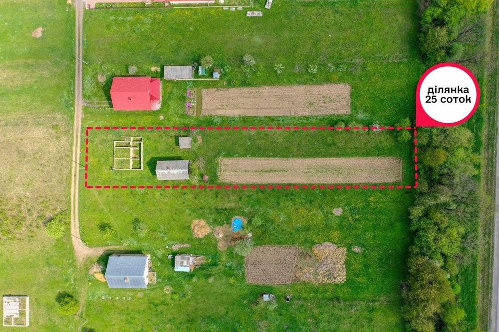 продаж дешевий будинок з великою ділянкою С.Любинці, стрийськ.р-н