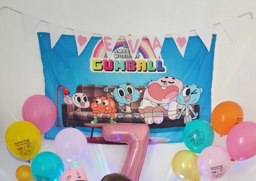 Bandeira/pendurar Incrível Mundo de Gumball