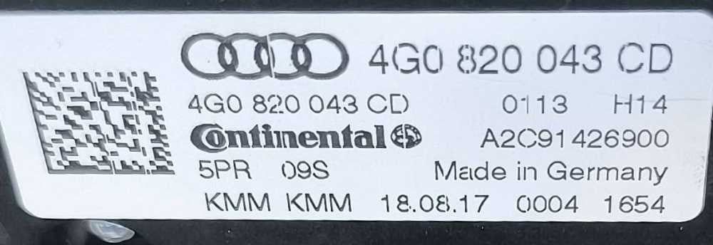 Comando Chauffage / Sofagem 4G0820043CD - AUDI A6 C7 Avant