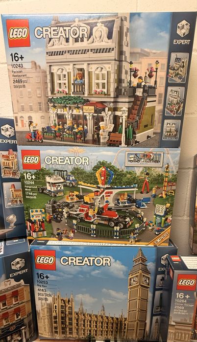 LEGO Creator Modulares 10241/10243/10244/10253/10255/10264/10270 Novos Selados
