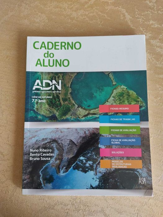 Caderno - ADN 7 - Ciências Naturais - 7º Ano (NOVO)