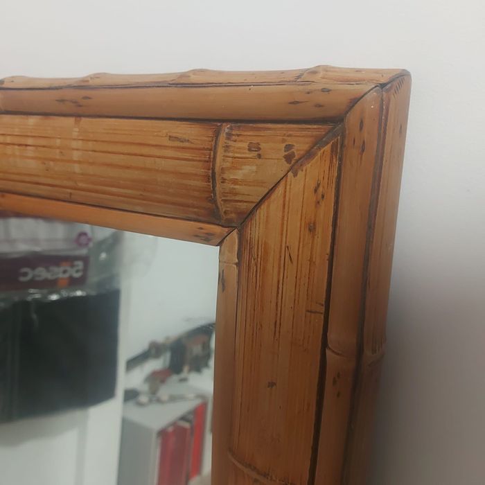 Espelho grande tipo bambu