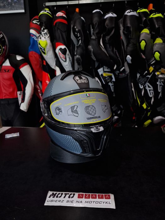 Kask AGV TOURMODULAR TEXTOUR Matt Black/Grey 'XL !Sklep! !Promocja!