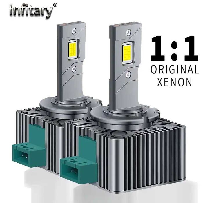 INFITARY Світлодіодні лампи D1S DS2 D2H D3S D4S D5S D6S D8S 40000LM