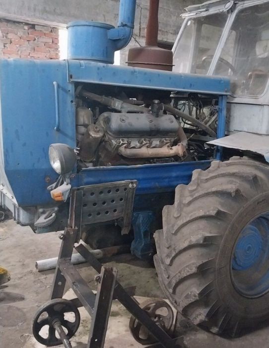 Трактор ХТЗ Т-150, двигун СМД-60, ЯМЗ-236, 1990 р, БДТ-7, плуг 5-кор