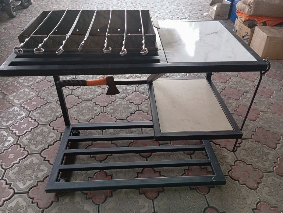 Мангал со столиком