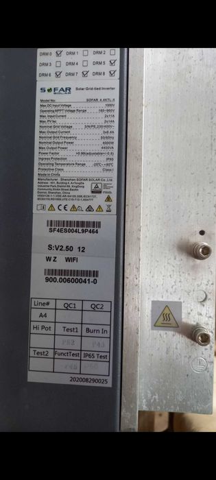 Інвертор мережевий Sofar Solar 4.4KTL-X Трифазний