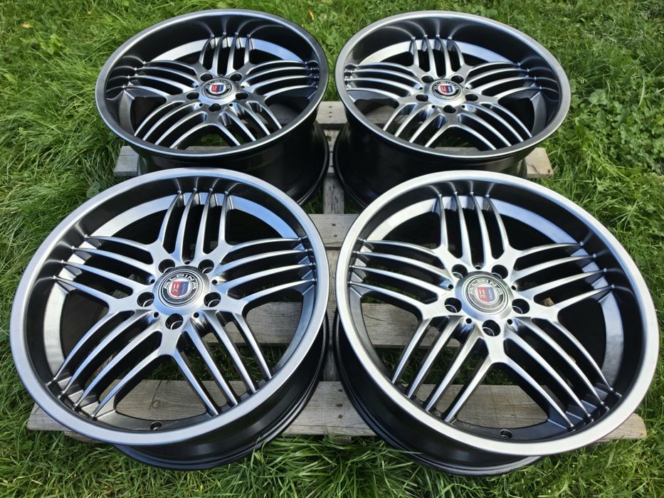 Felgi 19" Alpina Dynamic Style 5x120 – Przód 8.5J ET40 / Tył 9.5J ET45 | Kolor Chrome Shadow