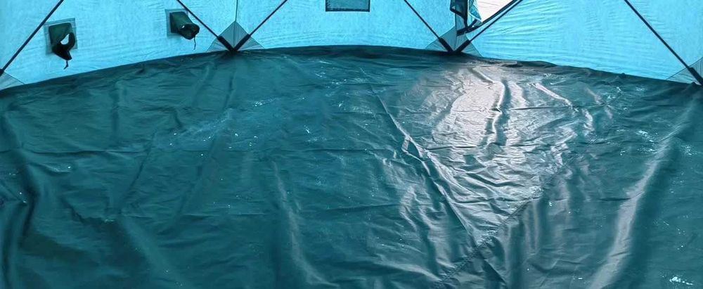 Ocieplany namiot panoramiczny + cichy autonomiczny ogrzewacz diesla