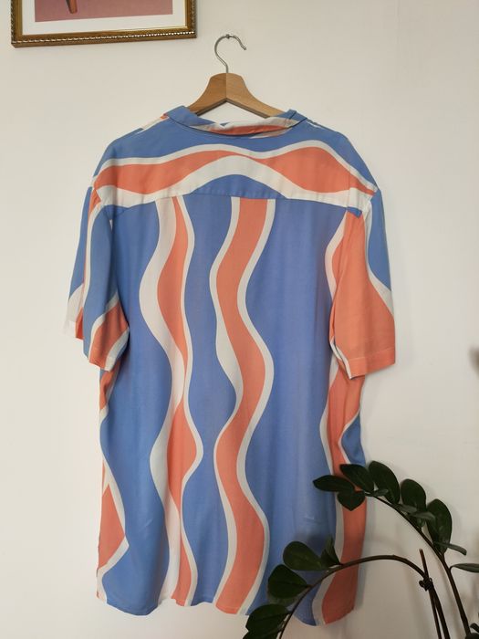 Pastelowa Koszula z Krótkim Rękawem Primark Wiskoza