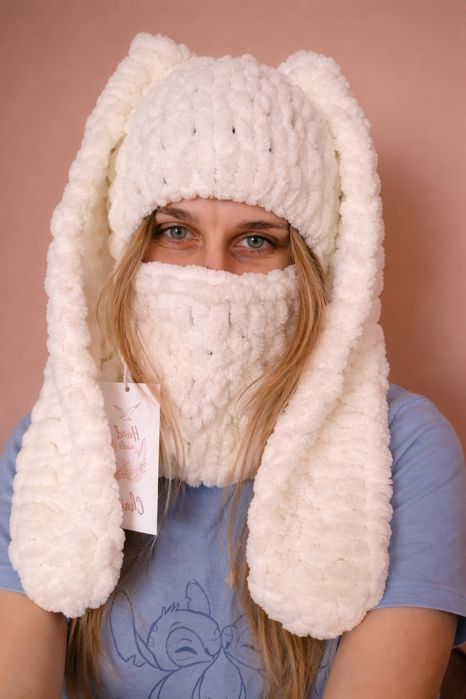 В'язані Балаклави та шапки з різними вушками