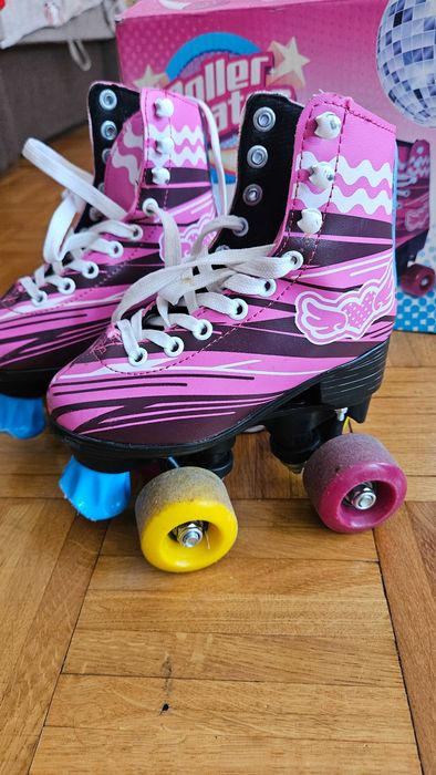 Wrotki dziewczęce 29 Roller Skates różowe