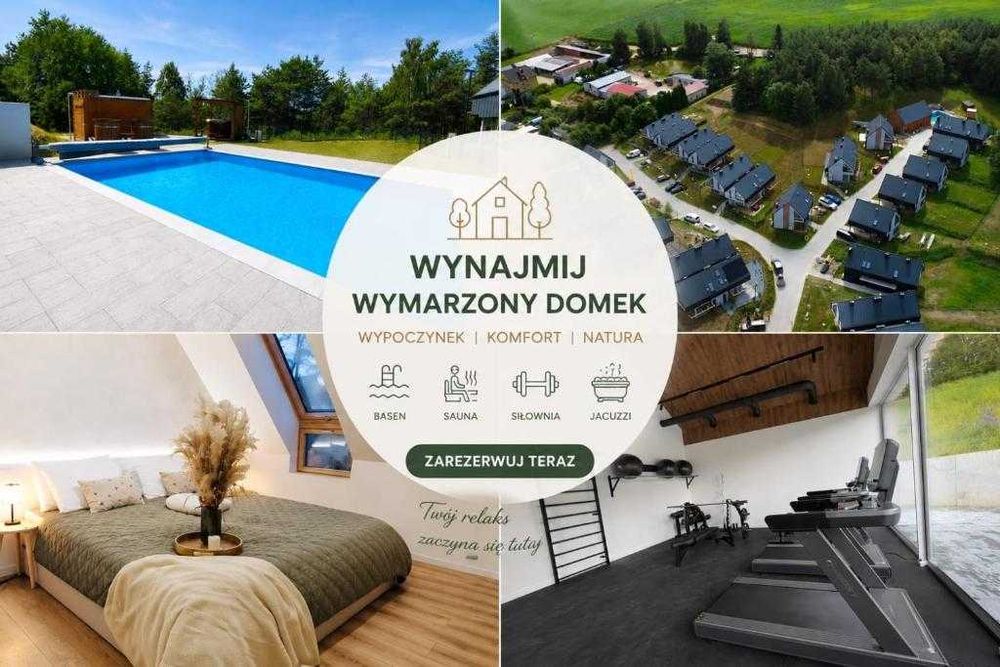 Nowoczesny dom premium z dostępem do basenu, siłowni, sauny i jacuzzi | Aura Kaszub | Łączyno