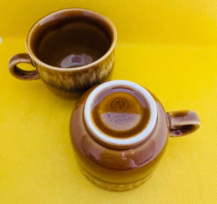 Вінтажні порцелянові чашки 2 шт. Colditz Porzellan НДР