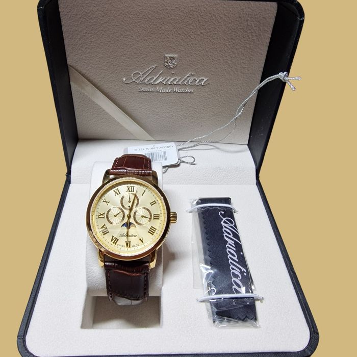 Zegarek Męski Adriatica Moon Phases