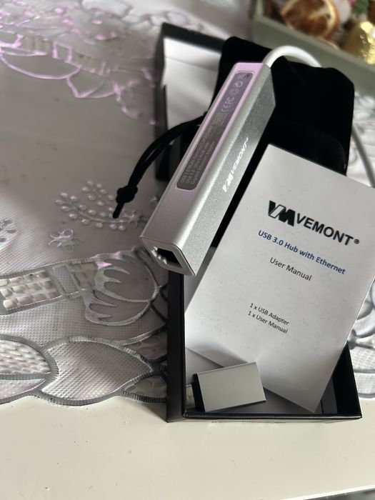 Rozdzielacz USB + Ethernet