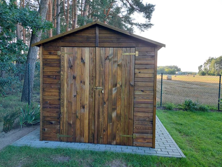 Domek Narzędziowy Drewniany 220x283 Wysyłka Cała Polska