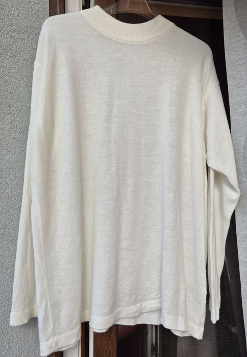 Biały półgolf damski duży roz 3XL/4XL