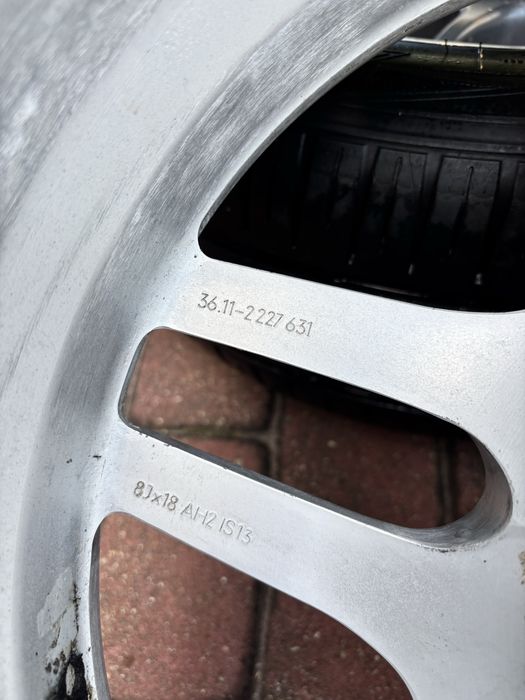 Felgi Styling 37 18 cali 8j et13 oryginal BMW E32 E34 E36 E39 E46 5x120 rant