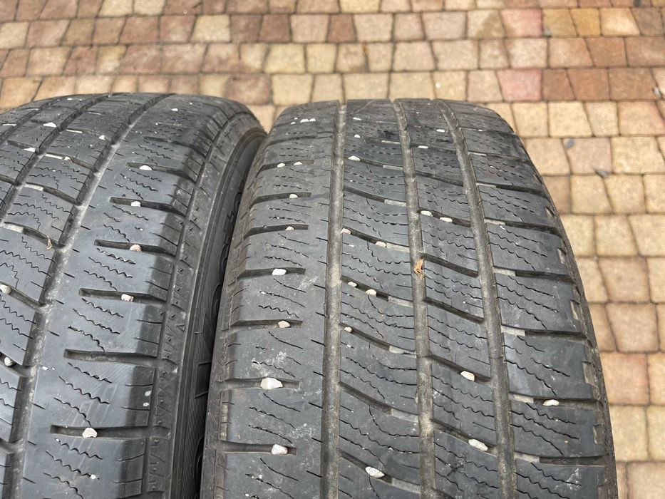 4031. Opony zimowe 215/60/17C Goodyear 2020r 6.7mm cena za 2szt