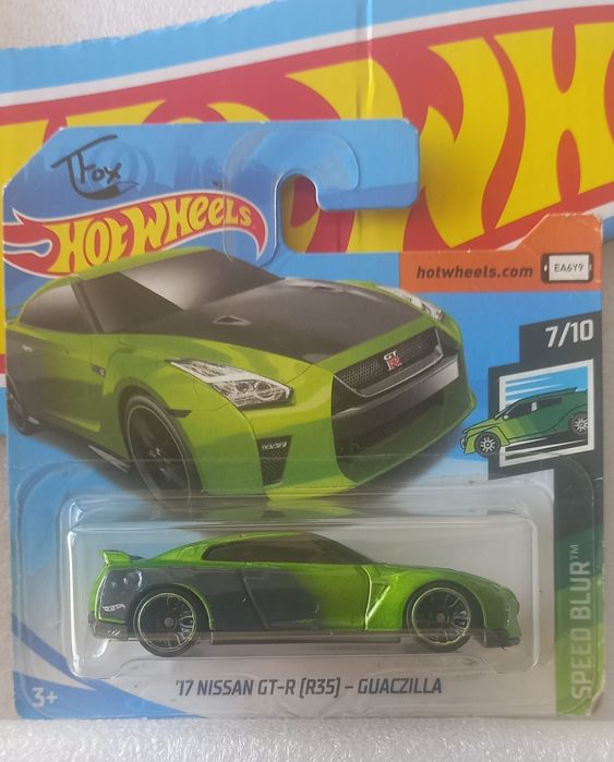 17 Nissan GT-R R35- Guaczilla hot wheels