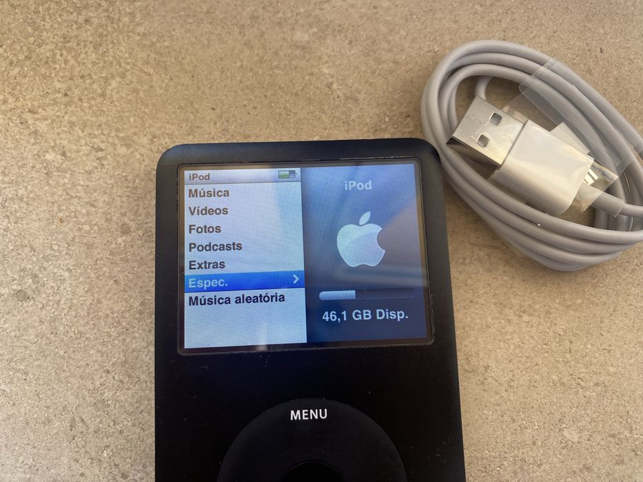 Ipod classic 6*gen 80gb preto
