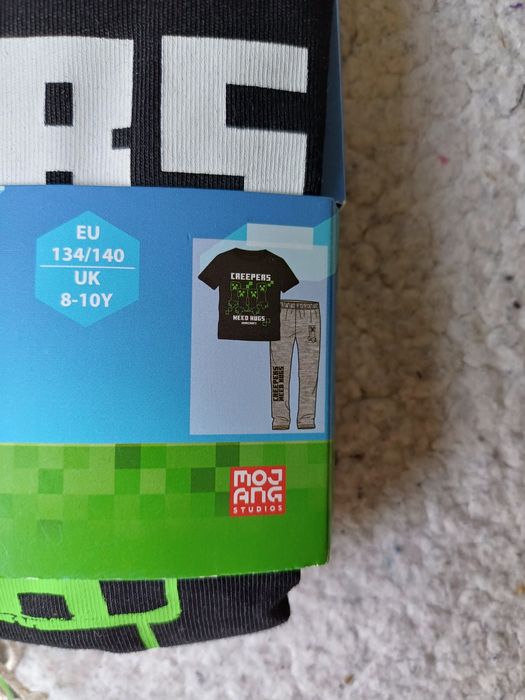 Minecraft piżama 122/128 , 134/140 ,146/152, 158/164