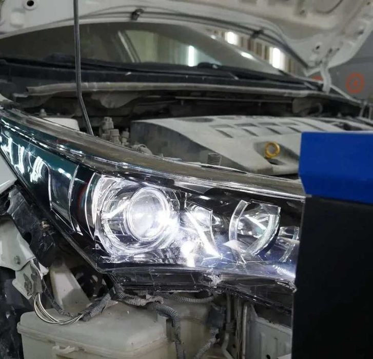 ams sanvi aozoom driveX Ремонт Установка led линз Улучшение света фар