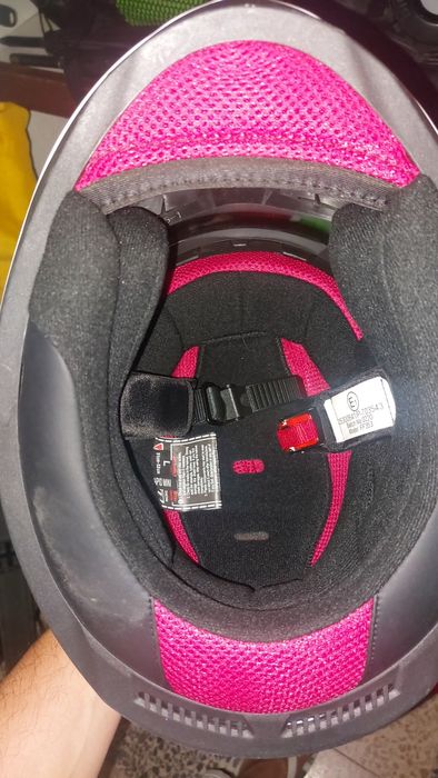 Equipamento mota 2 capacetes e Luvas em Pele Novas L