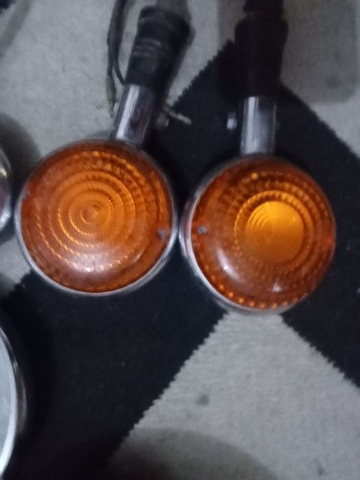 Conjunto de faróis e de moto Yamaha
