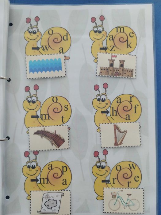 Uczę się czytać, segregator