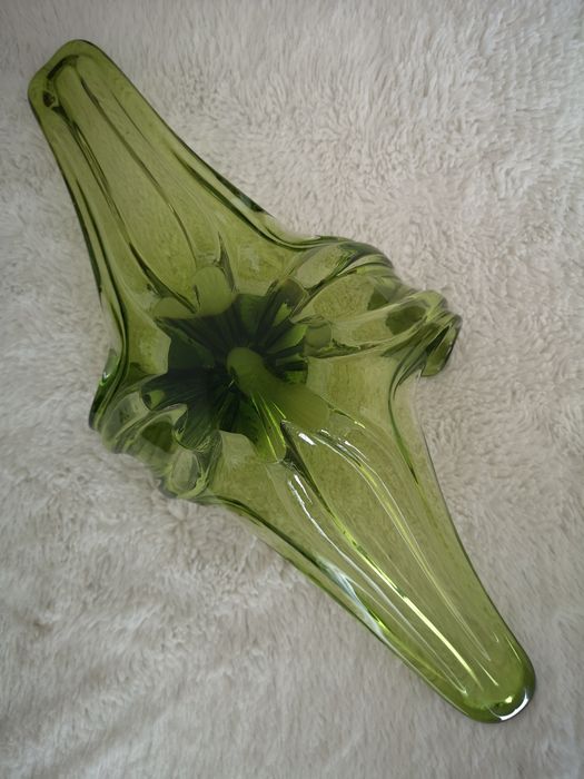 Cristal Moral Saint lambert. Peça decorativa. 60cm comp×28cm larg× 20cm alt.