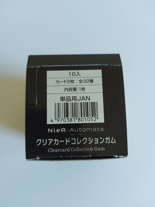 NieR: Automata Ver1. 1a Clear Card Collection Gum