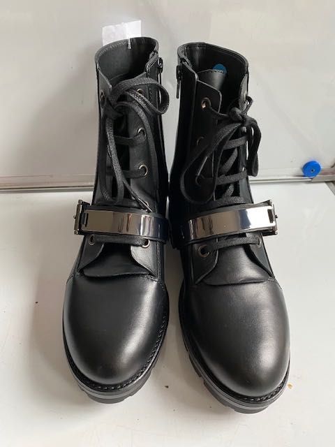 trzewiki, trapery, buty do kostki SKÓRZANE nowe