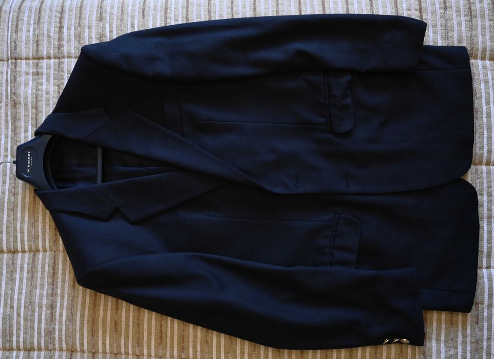 Blaizer de homem azul escuro