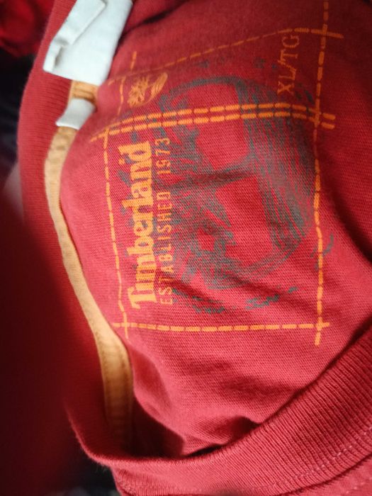 TIMBERLAND t-shirt ceglasty r.XL Nowa Okazja