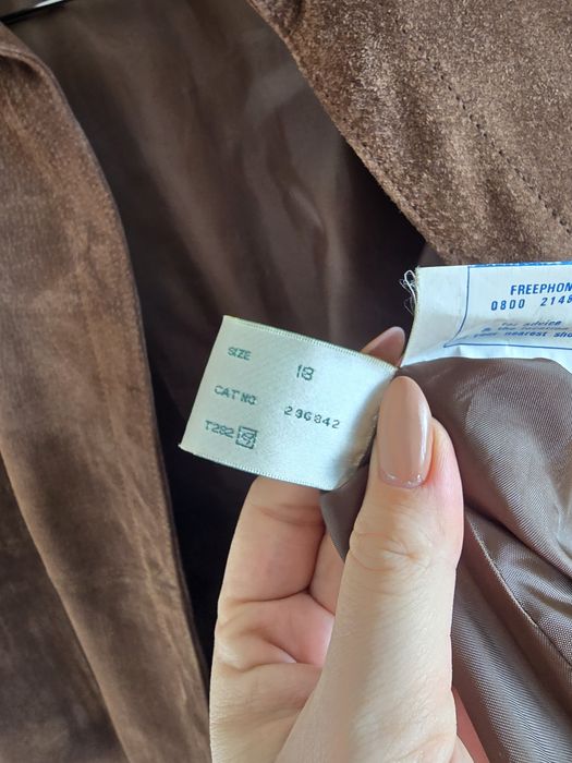 Kurtka damska ze skóry naturalnej brązowa jesień viral