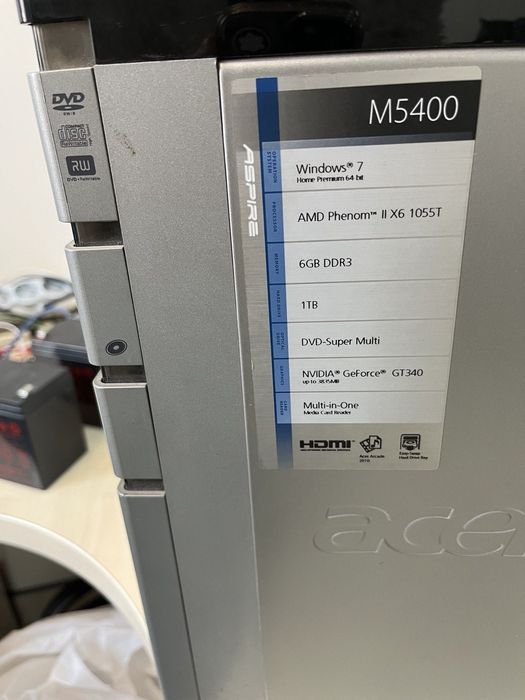 Комп'ютер Acer системний блок  без жорсткого диску