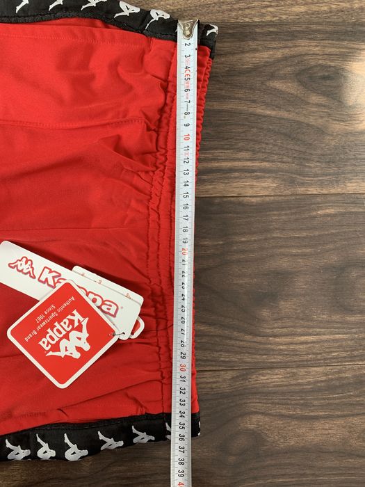 czerwone dresy KAPPA rozpinane