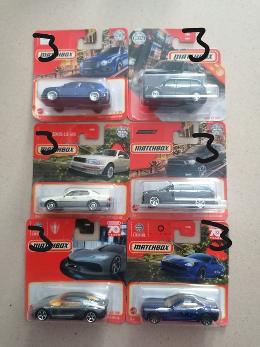 Matchbox vários modelos