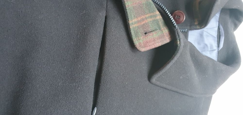 Warmia City Look płaszcz męski zimowy ocieplany wełna